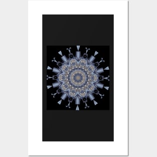 Snowflake Kaleidoscope Posters and Art